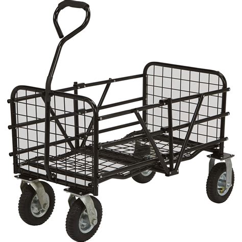 metal folding cart boxes|foldable metal utility cart.